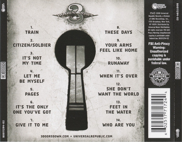 3 Doors Down - 3 Doors Down (2008) (Used)