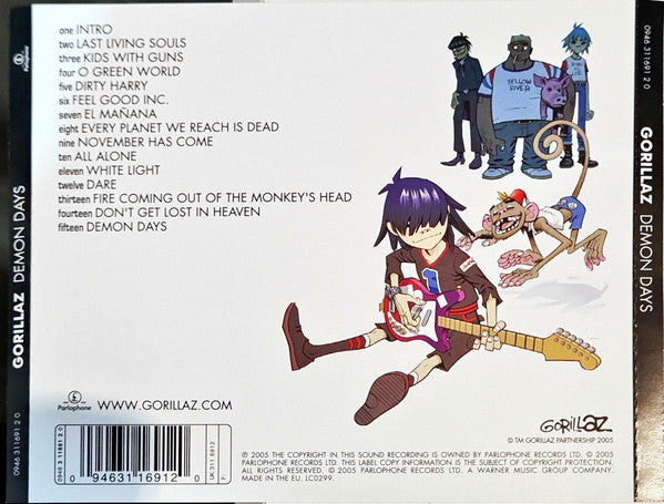 Demon Days - Gorillaz (2014) (Used)
