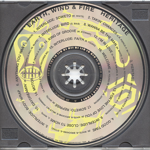Heritage - Earth, Wind & Fire (1990) (Used)