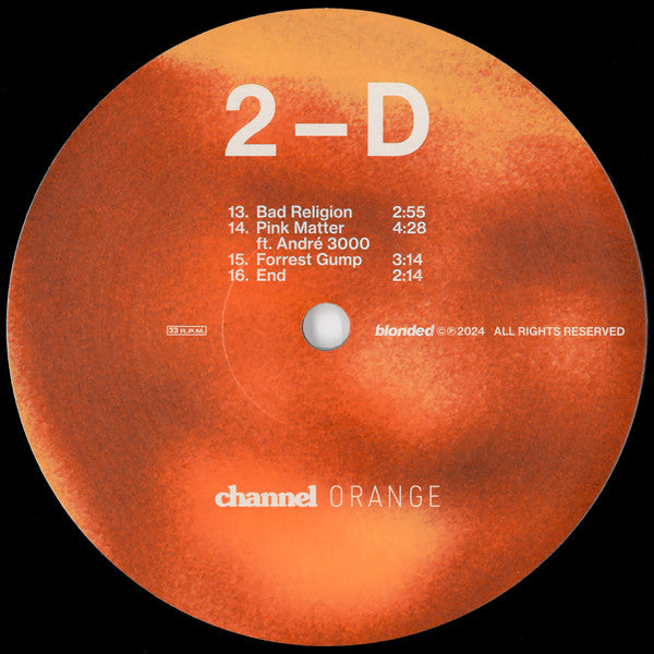 Channel Orange - Frank Ocean (2025) (New)