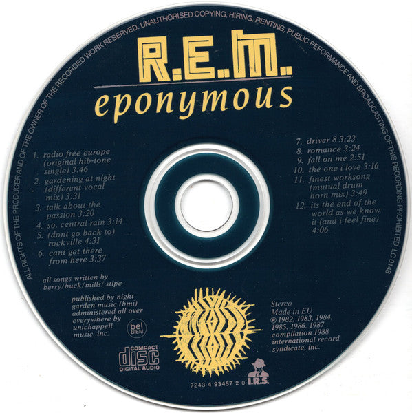 Eponymous - R.E.M. (-) (Used)