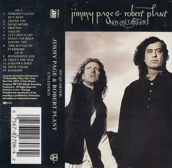 No Quarter: Jimmy Page & Robert Plant Unledded - Jimmy Page & Robert Plant (1994) (Used)