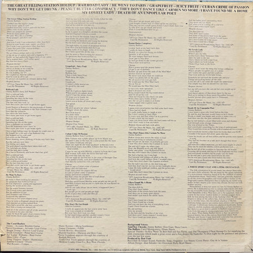 A White Sport Coat And A Pink Crustacean - Jimmy Buffett (1975) (Used)