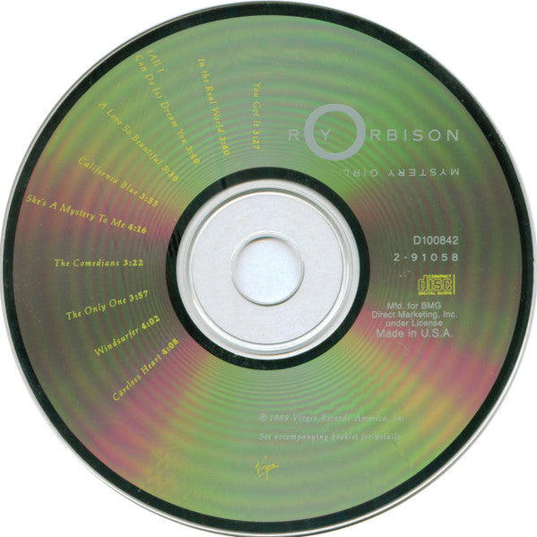 Mystery Girl - Roy Orbison (1989) (Used)