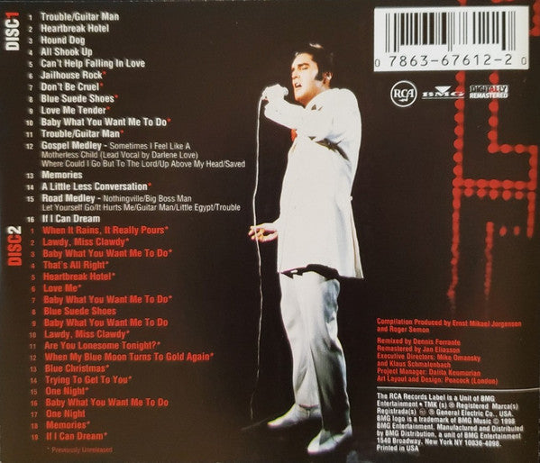 Memories (The '68 Comeback Special) - Elvis Presley (1998) (Used)