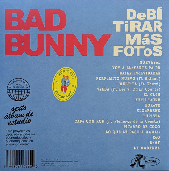 Debí Tirar Más Fotos - Bad Bunny (2026) (Used)