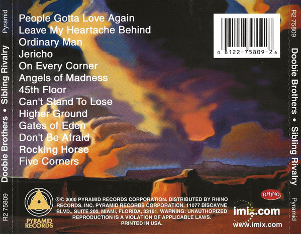 Sibling Rivalry - The Doobie Brothers (2000) (Used)