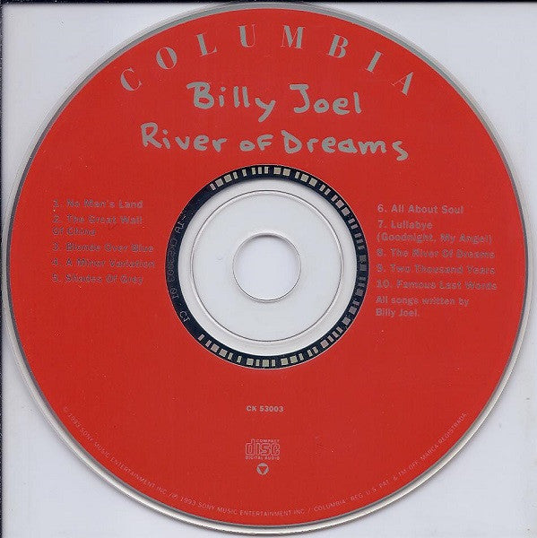 River Of Dreams - Billy Joel (1993) (Used)
