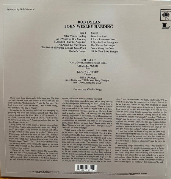 John Wesley Harding - Bob Dylan (2026) (New)