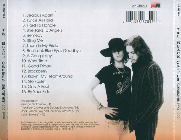 Greatest Hits 1990-1999 (A Tribute To A Work In Progress) - The Black Crowes (-) (Used)