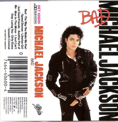 Bad - Michael Jackson (1987) (Used)