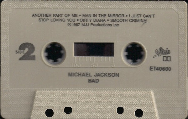Bad - Michael Jackson (1987) (Used)