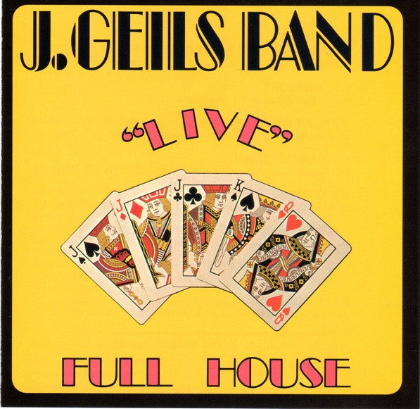 "Live" Full House - The J. Geils Band (1995) (Used)