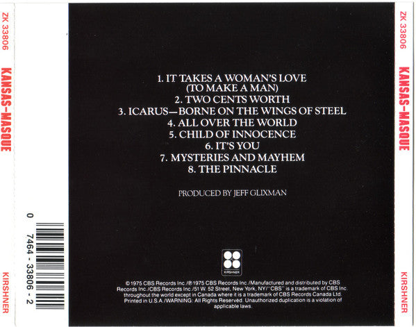 Masque - Kansas (-) (Used)