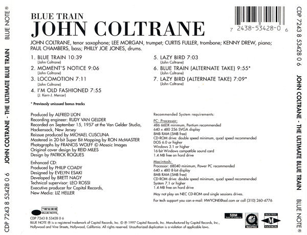 The Ultimate Blue Train - John Coltrane (1997) (New)