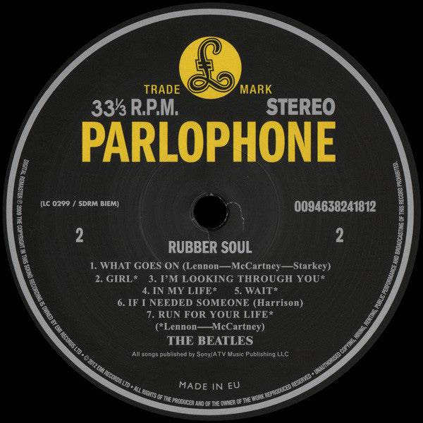 Rubber Soul - The Beatles (2012) (New)