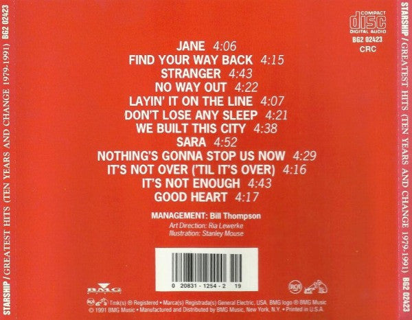 Greatest Hits - Starship (-) (Used)
