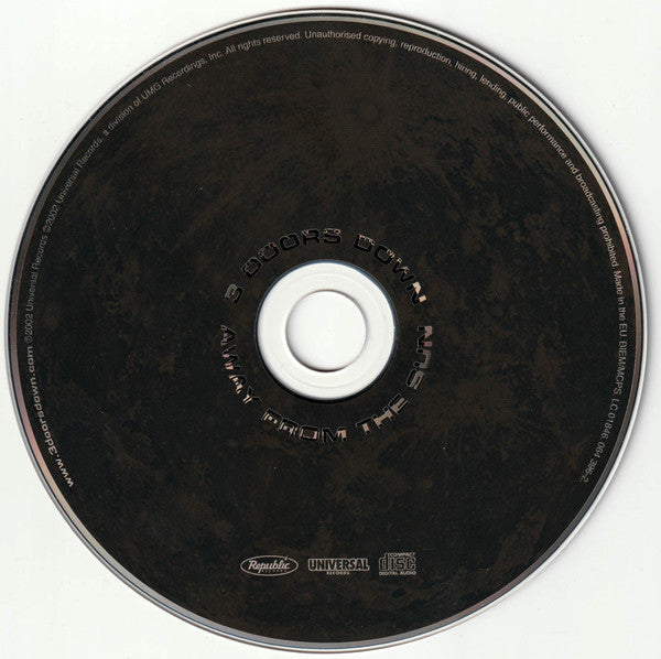 Away From The Sun - 3 Doors Down (2002) (Used)