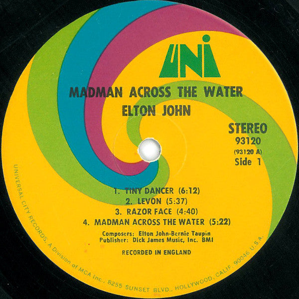Madman Across The Water - Elton John (1971) (Used)