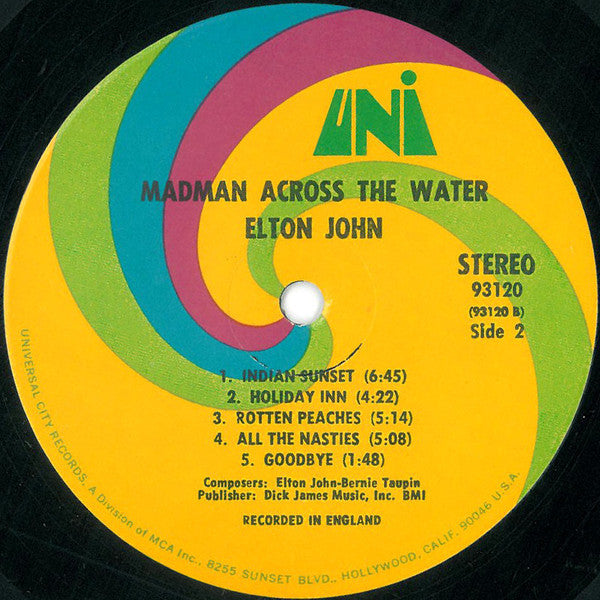 Madman Across The Water - Elton John (1971) (Used)