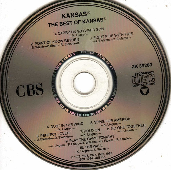 The Best Of Kansas - Kansas (1989) (Used)