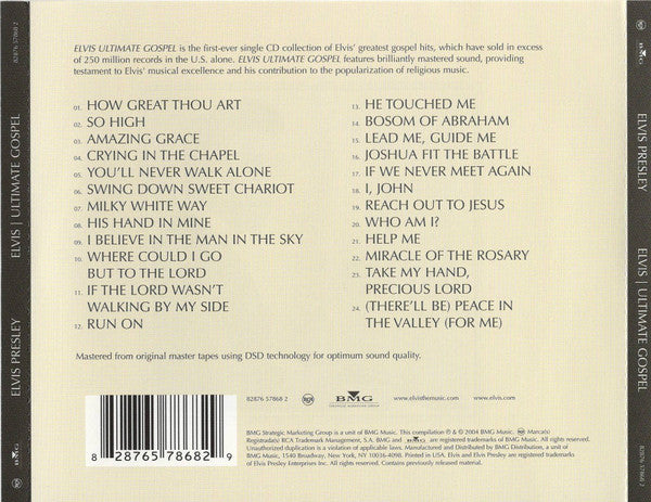 Ultimate Gospel - Elvis Presley (2004) (New)