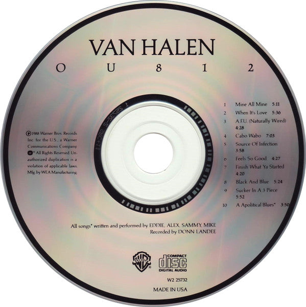 OU812 - Van Halen (1988) (Used)