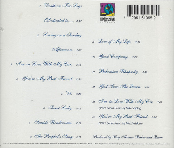 A Night At The Opera - Queen (-) (Used)