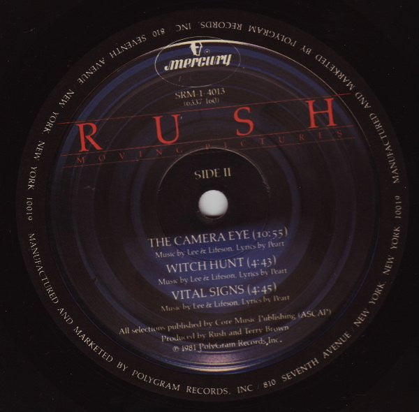 Moving Pictures - Rush (1981) (Used)