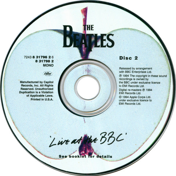 Live At The BBC - The Beatles (1994) (Used)