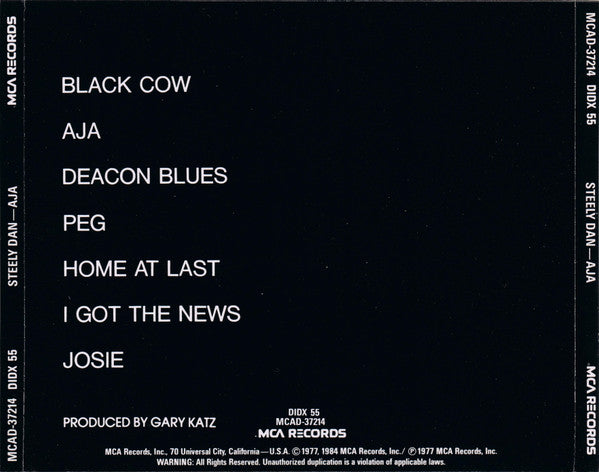 Aja - Steely Dan (-) (Used)