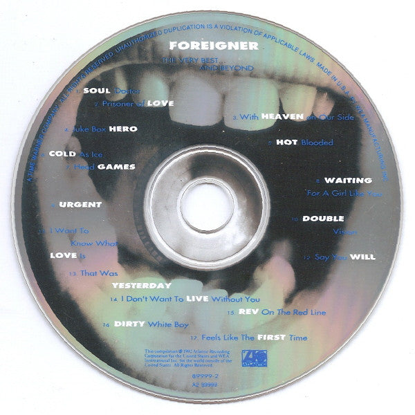 The Very Best...And Beyond - Foreigner (1992) (Used)