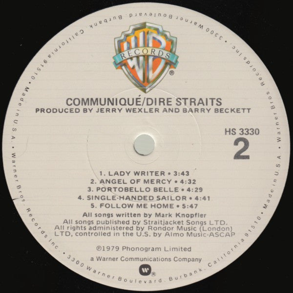 Communiqué - Dire Straits (1979) (Used)