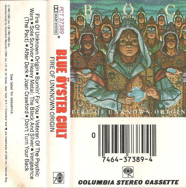 Fire Of Unknown Origin - Blue Öyster Cult (1981) (Used)
