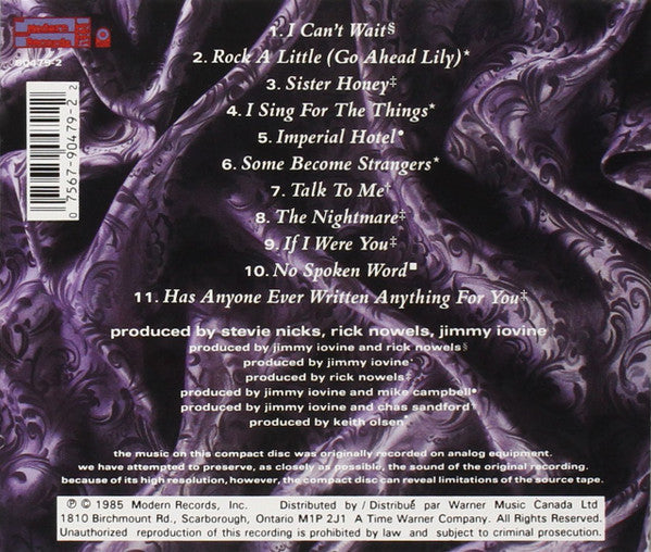 Rock A Little - Stevie Nicks (-) (Used)