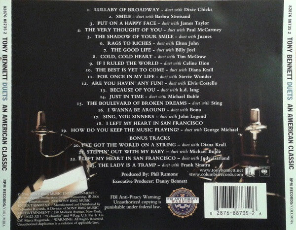 Duets: An American Classic - Tony Bennett (2006) (Used)