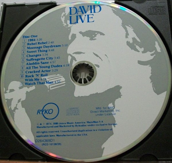 David Live - David Bowie (1990) (Used)