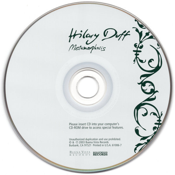 Metamorphosis - Hilary Duff (2003) (Used)