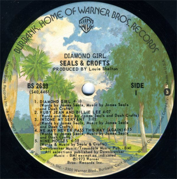 Diamond Girl - Seals & Crofts (-) (Used)