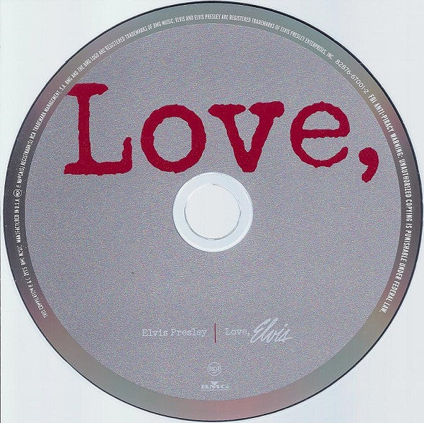 Love, Elvis - Elvis Presley (2005) (New)