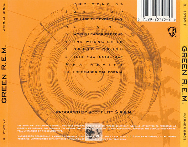 Green - R.E.M. (1988) (Used)