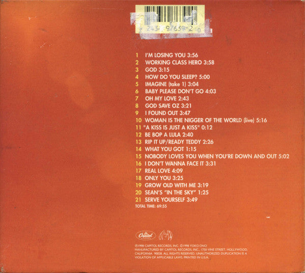 Wonsaponatime - John Lennon (1998) (Used)