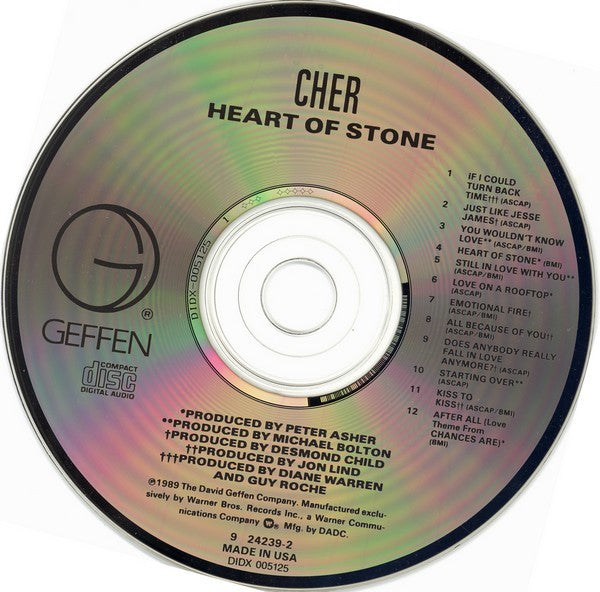 Heart Of Stone - Cher (1989) (Used)