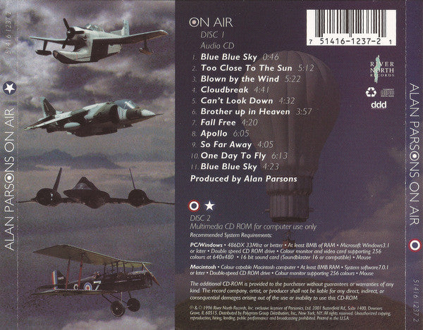 On Air - Alan Parsons (1996) (Used)
