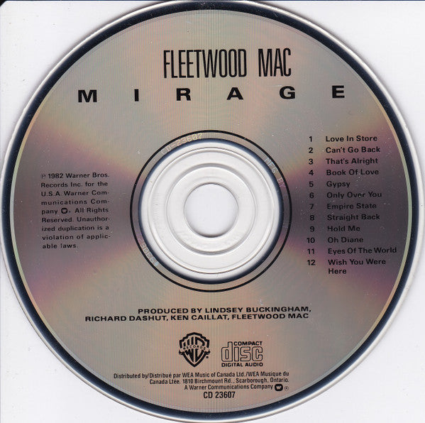 Mirage - Fleetwood Mac (-) (Used)