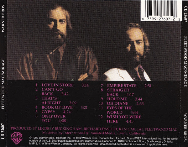 Mirage - Fleetwood Mac (-) (Used)