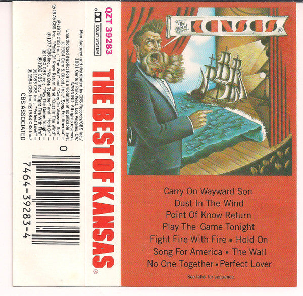 The Best Of Kansas - Kansas (1984) (Used) Ph