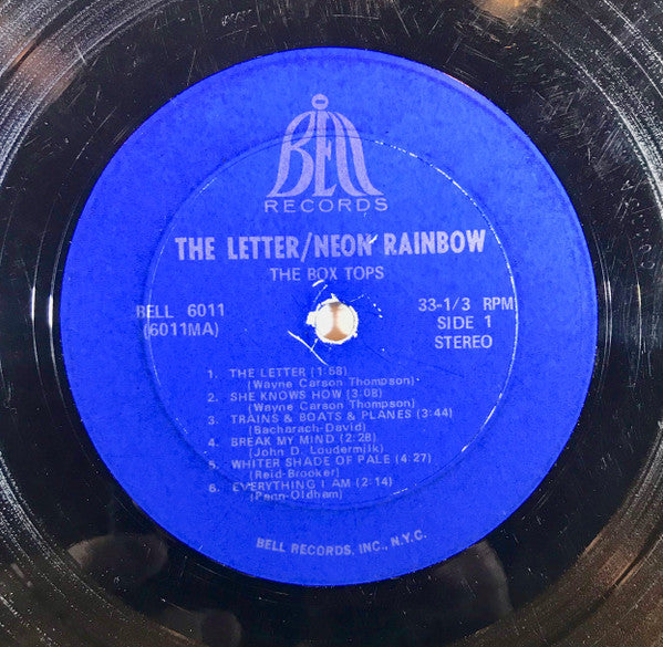 The Letter / Neon Rainbow - The Box Tops (1967) (Used)