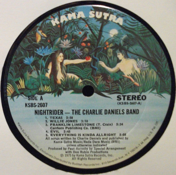 Nightrider - The Charlie Daniels Band (1975) (Used)