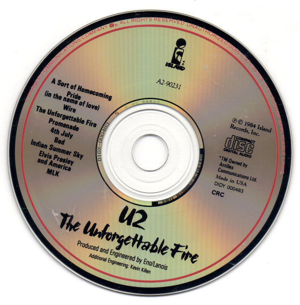 The Unforgettable Fire - U2 (-) (Used)